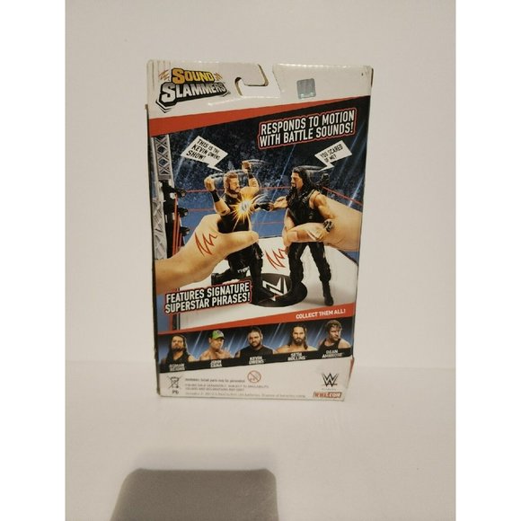 WWE Action Figure Roman Reigns Sound Slammers 20+ Sounds and Phrases Mattel - Picture 2 of 3